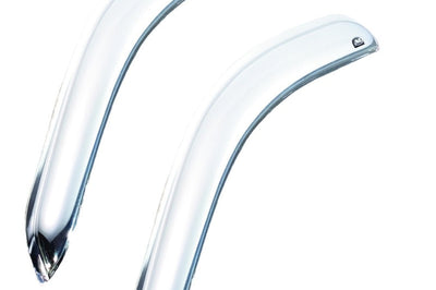 AVS 04-08 Ford F-150 Standard Cab (Excl. 04 Heritage) Front Window Ventvisor 2pc - Chrome - Deflectors