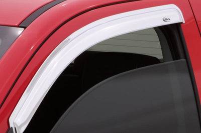 AVS 04-08 Ford F-150 Standard Cab (Excl. 04 Heritage) Front Window Ventvisor 2pc - Chrome - Deflectors