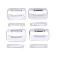 AVS 04-14 Ford F-150 (No Keypad/Passenger Keyhole) Door Handle Covers (4 Door) 8pc Set - Chrome - Exterior Styling