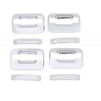 AVS 04-14 Ford F-150 (No Keypad/Passenger Keyhole) Door Handle Covers (4 Door) 8pc Set - Chrome - Exterior Styling