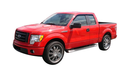 AVS 04-14 Ford F-150 Supercab Ventvisor Low Profile Deflectors 4pc - Smoke