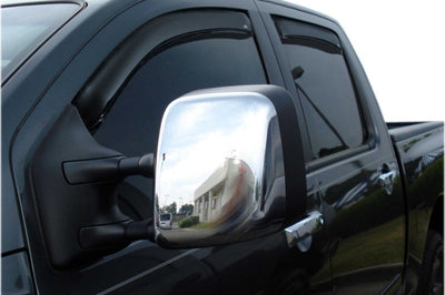 AVS 04-15 Nissan Titan Crew Cab Ventvisor In-Channel Front & Rear Window Deflectors 4pc - Smoke