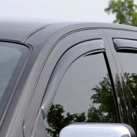 AVS 04-15 Nissan Titan Crew Cab Ventvisor In-Channel Front & Rear Window Deflectors 4pc - Smoke
