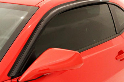 AVS 05-09 Ford Mustang Ventvisor Outside Mount Window Deflectors 2pc - Smoke