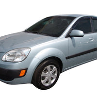 AVS 06-09 Kia RIO Ventvisor Outside Mount Window Deflectors 4pc - Smoke