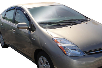 AVS 06-09 Toyota Prius Ventvisor Outside Mount Window Deflectors 4pc - Smoke