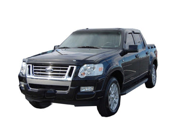 AVS 06-10 Ford Explorer Hoodflector Low Profile Hood Shield - Smoke - Deflectors