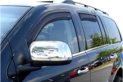 AVS 07-10 Chrysler Aspen Ventvisor In-Channel Front & Rear Window Deflectors 4pc - Smoke