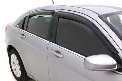 AVS 07-10 Chrysler Sebring Ventvisor Outside Mount Window Deflectors 4pc - Smoke