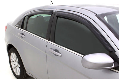AVS 07-10 Chrysler Sebring Ventvisor Outside Mount Window Deflectors 4pc - Smoke