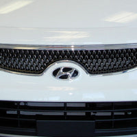 AVS 07-11 Hyundai Veracruz High Profile Bugflector II Hood Shield - Smoke - Deflectors