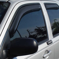 AVS 07-14 Cadillac Escalade Ventvisor In-Channel Front & Rear Window Deflectors 4pc - Smoke