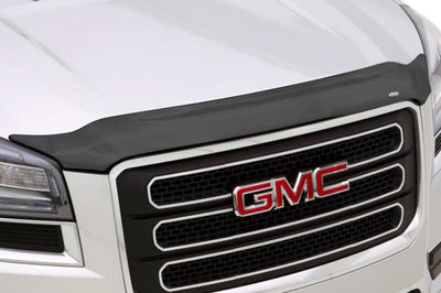 AVS 07-14 Toyota FJ Cruiser (Grille Fascia Mount) Aeroskin Low Profile Acrylic Hood Shield - Smoke - Deflectors