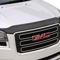 AVS 07-14 Toyota FJ Cruiser (Grille Fascia Mount) Aeroskin Low Profile Acrylic Hood Shield - Smoke - Deflectors