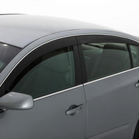 AVS 07-18 Jeep Wrangler Unlimited Ventvisor Low Profile Deflectors 4pc - Smoke