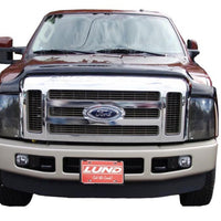 AVS 08-10 Ford F-250 Hoodflector Low Profile Hood Shield - Smoke - Deflectors