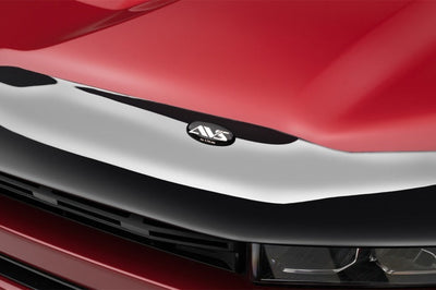 AVS 08-11 Dodge Dakota (Behind Grille 3 Pc) Bugflector Deluxe Medium Profile Hood Shield - Smoke - Deflectors