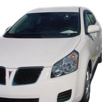 AVS 09-10 Pontiac Vibe Ventvisor Outside Mount Window Deflectors 4pc - Smoke