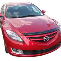 AVS 09-12 Mazda 6 Carflector Low Profile Hood Shield - Smoke - Deflectors