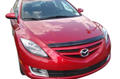 AVS 09-12 Mazda 6 Carflector Low Profile Hood Shield - Smoke - Deflectors