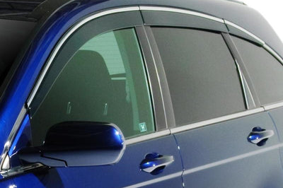 AVS 10-17 Cadillac SRX Ventvisor Low Profile Deflectors 6pc - Smoke w/Chrome Trim