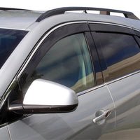 AVS 10-17 Cadillac SRX Ventvisor Low Profile Deflectors 6pc - Smoke w/Chrome Trim