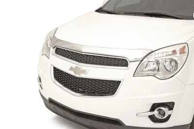 AVS 10-17 Chevy Equinox Aeroskin Low Profile Hood Shield - Chrome - Deflectors