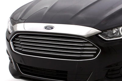 AVS 10-17 Chevy Equinox Aeroskin Low Profile Hood Shield - Chrome - Deflectors