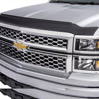 AVS 11-14 GMC Sierra 2500 Aeroskin II Textured Low Profile Hood Shield - Black - Deflectors