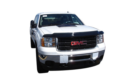 AVS 11-14 GMC Sierra 2500 High Profile Bugflector II Hood Shield - Smoke - Deflectors
