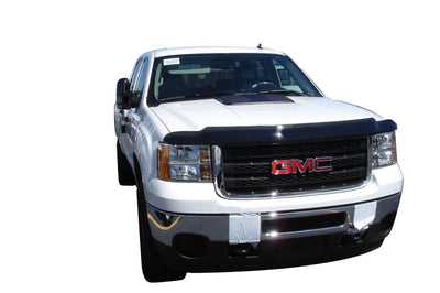 AVS 11-14 GMC Sierra 2500 High Profile Bugflector II Hood Shield - Smoke - Deflectors