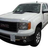 AVS 11-14 GMC Sierra 2500 High Profile Hood Shield - Chrome - Deflectors