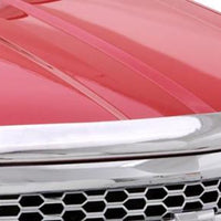 AVS 11-14 GMC Sierra 2500 High Profile Hood Shield - Chrome - Deflectors