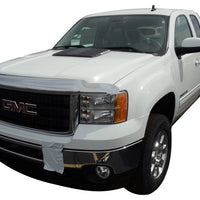 AVS 11-14 GMC Sierra 2500 High Profile Hood Shield - Chrome - Deflectors