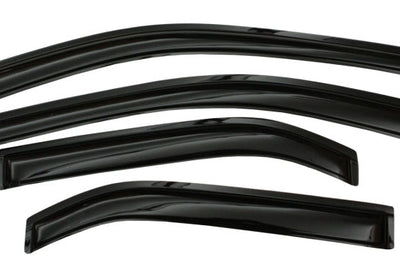 AVS 12-18 Toyota Yaris Hatch Ventvisor Outside Mount Window Deflectors 4pc - Smoke