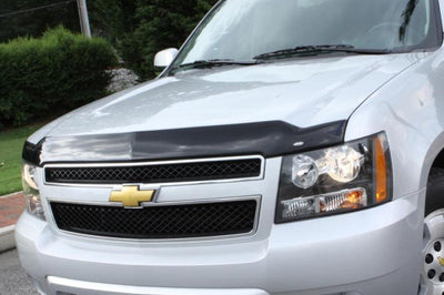 AVS 13-18 Toyota RAV4 Aeroskin Low Profile Acrylic Hood Shield - Smoke - Deflectors