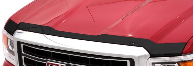 AVS 13-18 Toyota RAV4 Aeroskin Low Profile Acrylic Hood Shield - Smoke - Deflectors
