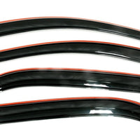 AVS 14-18 Hyundai Genesis Ventvisor In-Channel Front & Rear Window Deflectors 4pc - Smoke