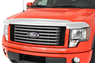AVS 15-18 Chevy Colorado High Profile Hood Shield - Chrome - Deflectors