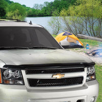 AVS 15-18 GMC Sierra 2500 (Excl. Induction Hood) Hoodflector Low Profile Hood Shield - Smoke - Deflectors