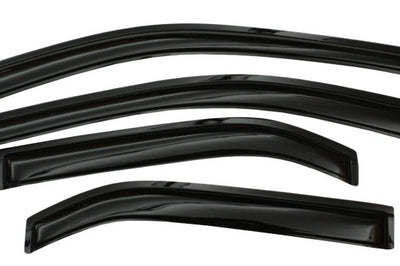 AVS 16-18 Nissan Titan XD Crew Cab Ventvisor Outside Mount Window Deflectors 4pc - Smoke