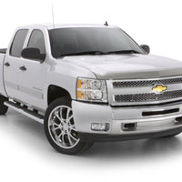 AVS 16-18 Toyota Tacoma Aeroskin Low Profile Hood Shield - Chrome - Deflectors