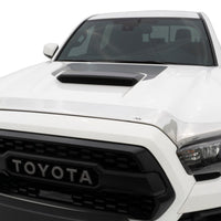 AVS 16-18 Toyota Tacoma Aeroskin Low Profile Hood Shield - Chrome - Deflectors