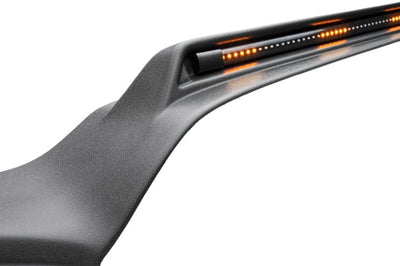 AVS 16-22 Toyota Tacoma Low Profile Aeroskin Lightshield Pro - Black - Deflectors