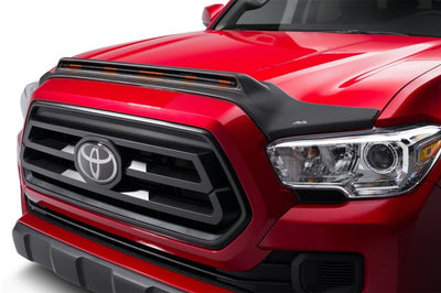AVS 16-22 Toyota Tacoma Low Profile Aeroskin Lightshield Pro - Black - Deflectors