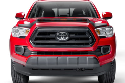 AVS 16-22 Toyota Tacoma Low Profile Aeroskin Lightshield Pro - Black - Deflectors