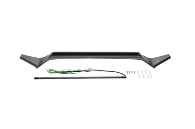 AVS 16-22 Toyota Tacoma Low Profile Aeroskin Lightshield Pro - Black - Deflectors