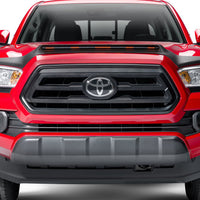 AVS 16-22 Toyota Tacoma Low Profile Aeroskin Lightshield Pro - Black - Deflectors