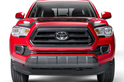 AVS 16-22 Toyota Tacoma Low Profile Aeroskin Lightshield Pro - Black - Deflectors