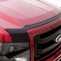 AVS 17-18 Ford F-150 Raptor Aeroskin Low Profile Hood Shield - Matte Black - Deflectors